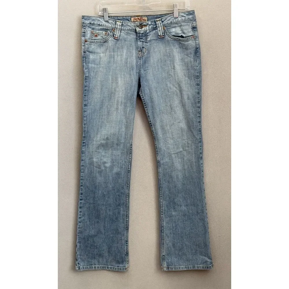 Vintage Paris Blues Jeans Women's Size 11 Mid-Rise Light Wash Cotton Blend Denim